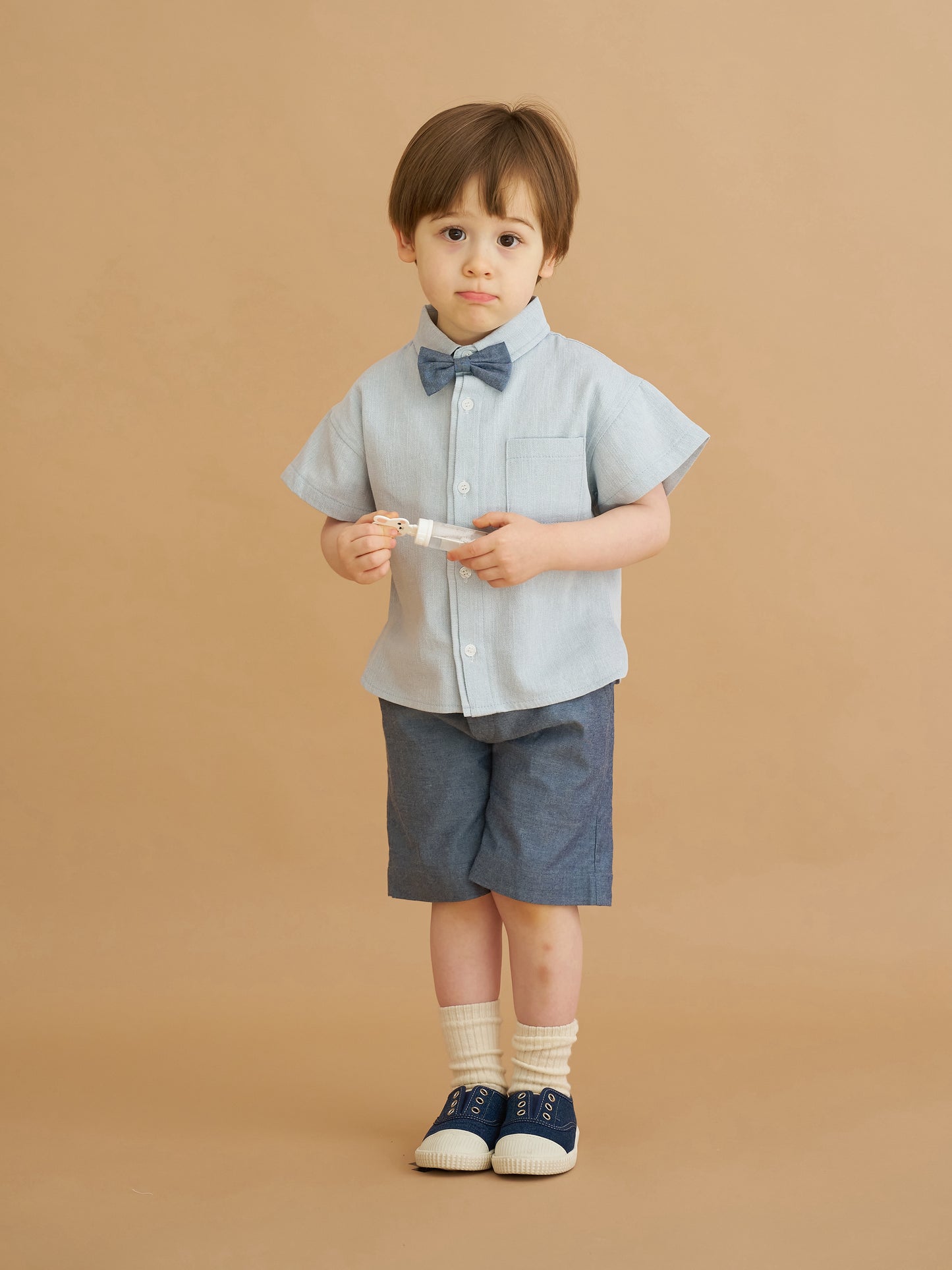 AIT46 藍色短袖恤衫