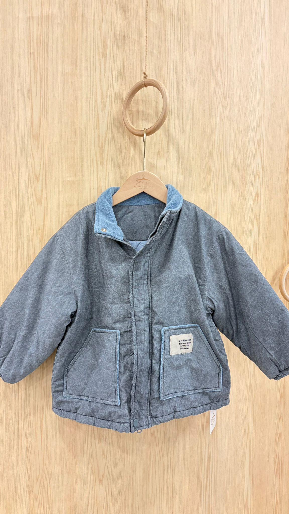 RBJK134 雙袋企領夾棉褸