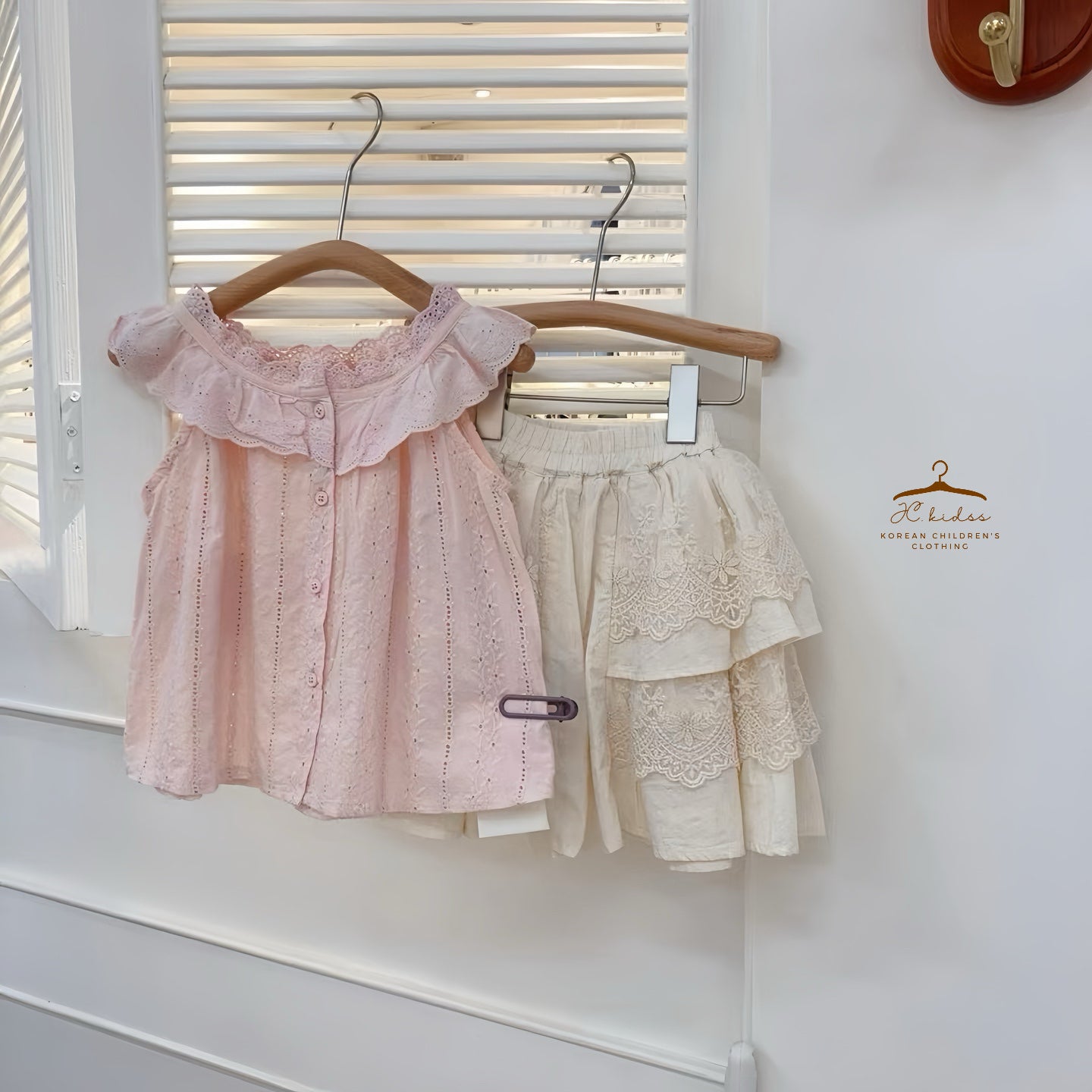 RBB89 通花層次裙褲