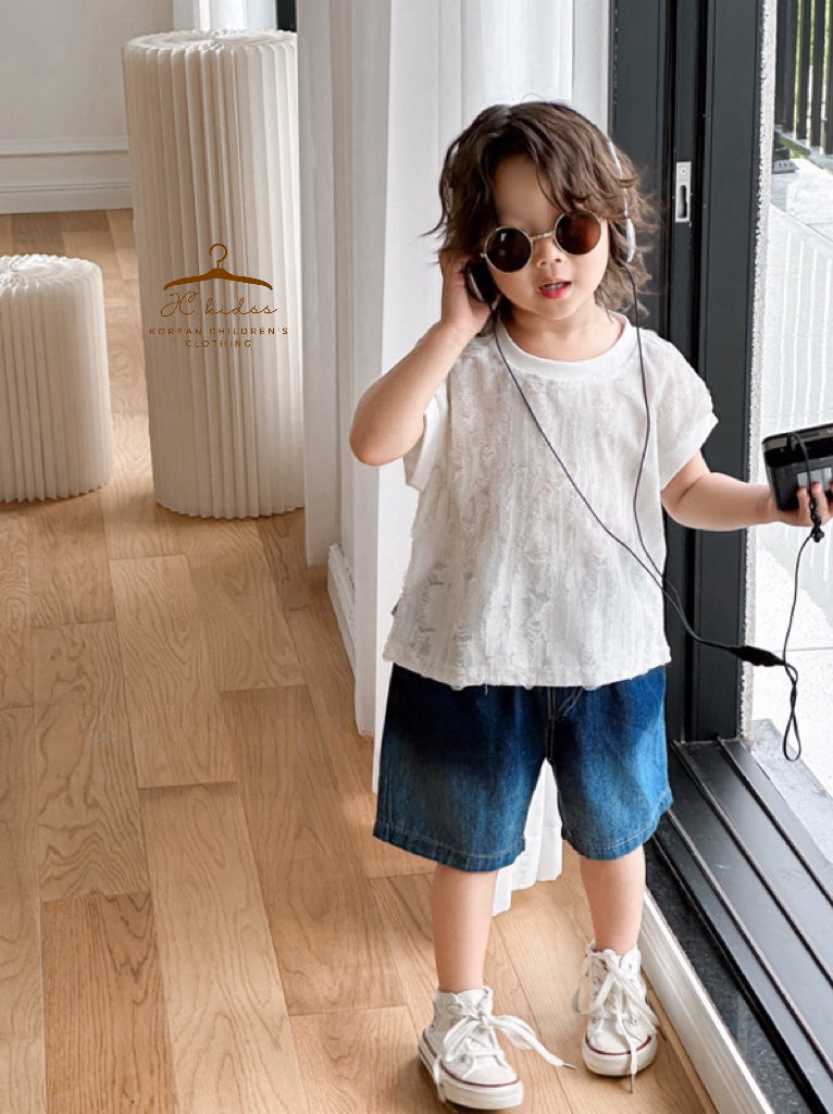 BUBS19 白色爛款Tee套裝