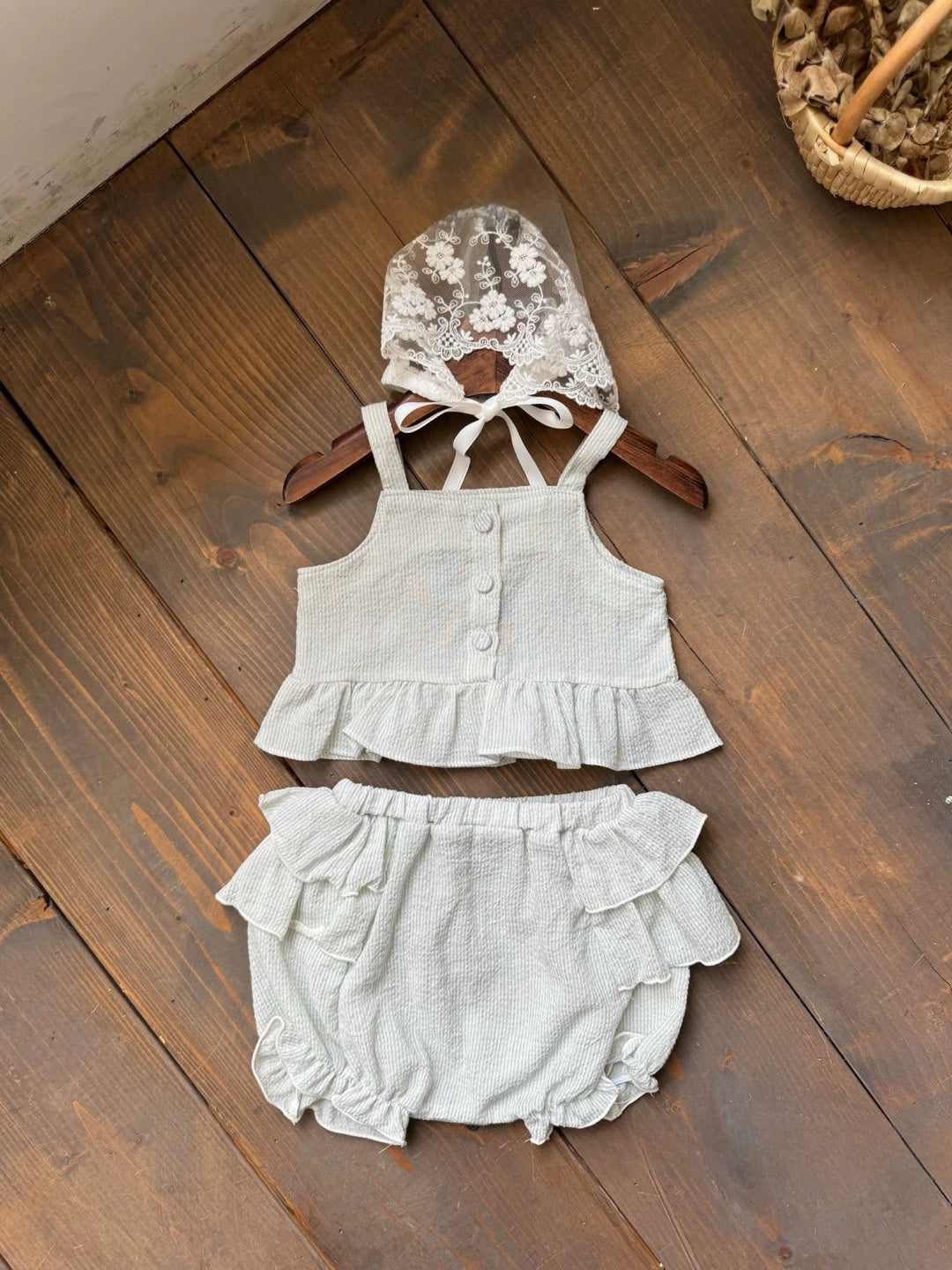 MAS3 間條吊帶SET