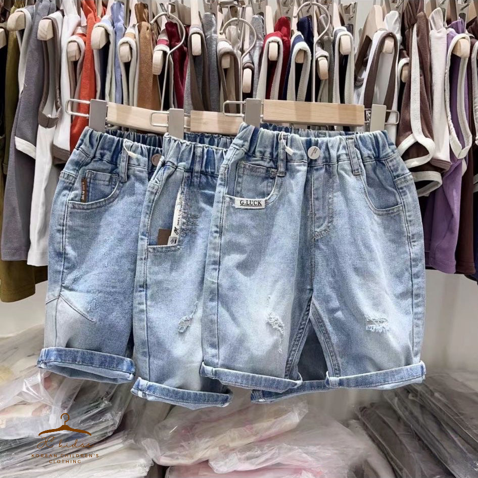 YKJ384 G.Luck牛仔褲