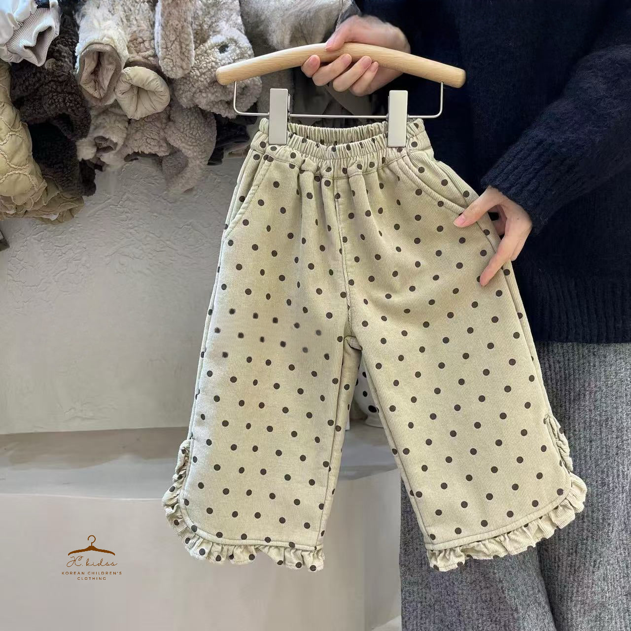 YKB412 波點長褲