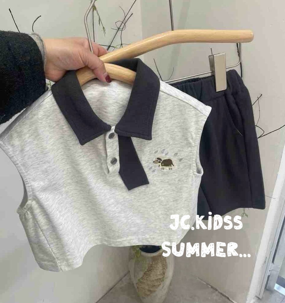 POLO領背心套裝 - 嬰幼兒童裝