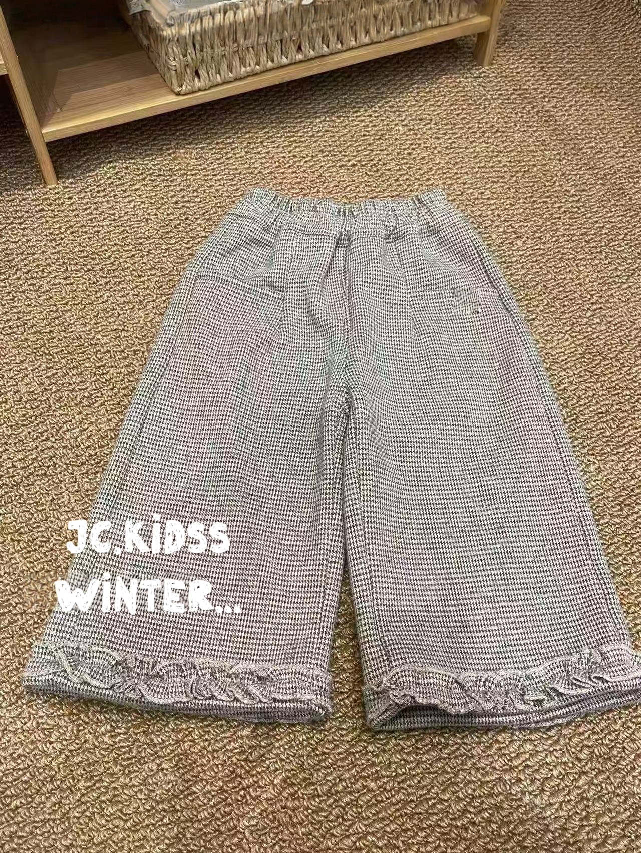 YKGB575 千島格喇叭褲