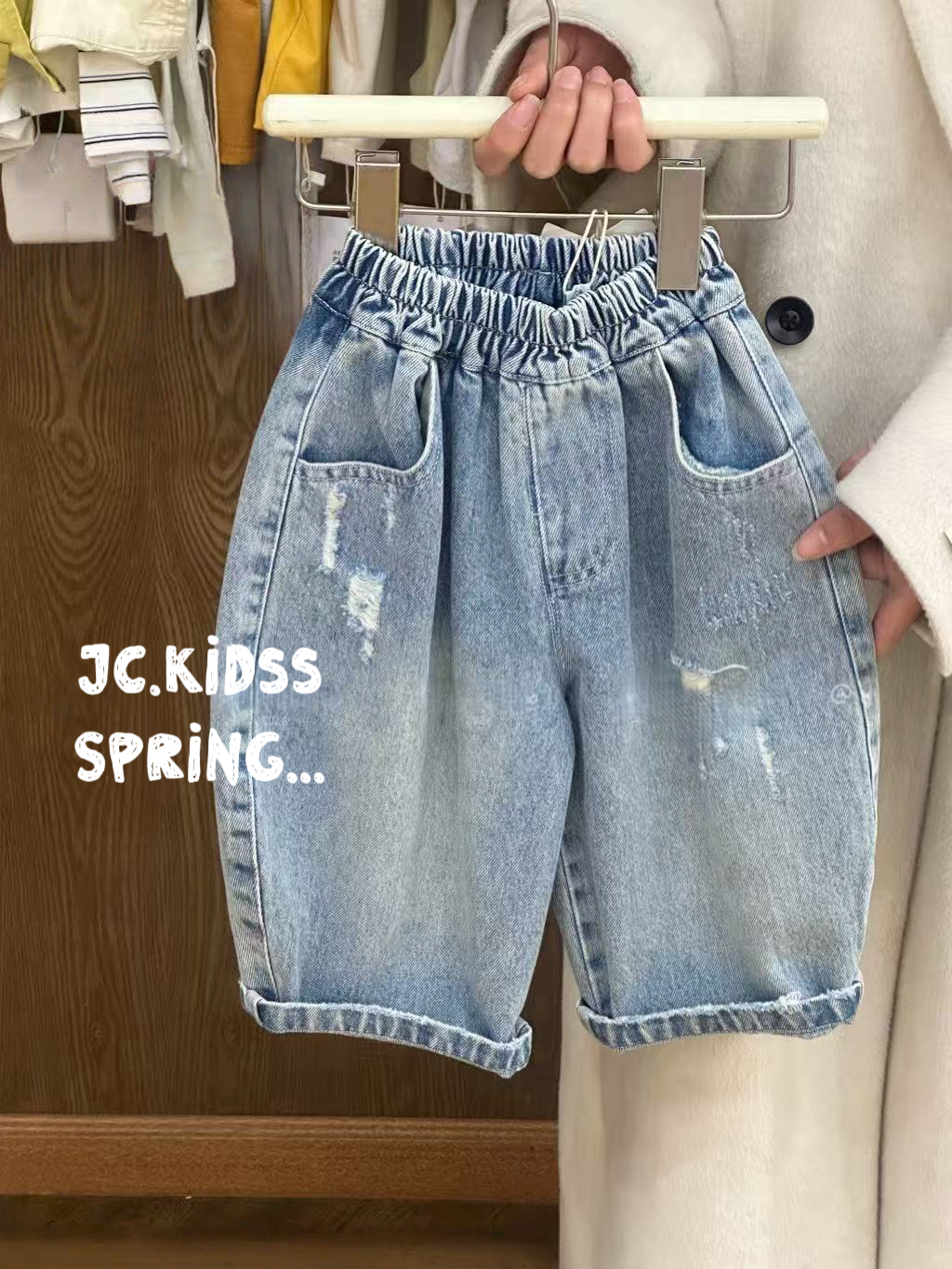 YKBJ602 簡單爛牛闊褲