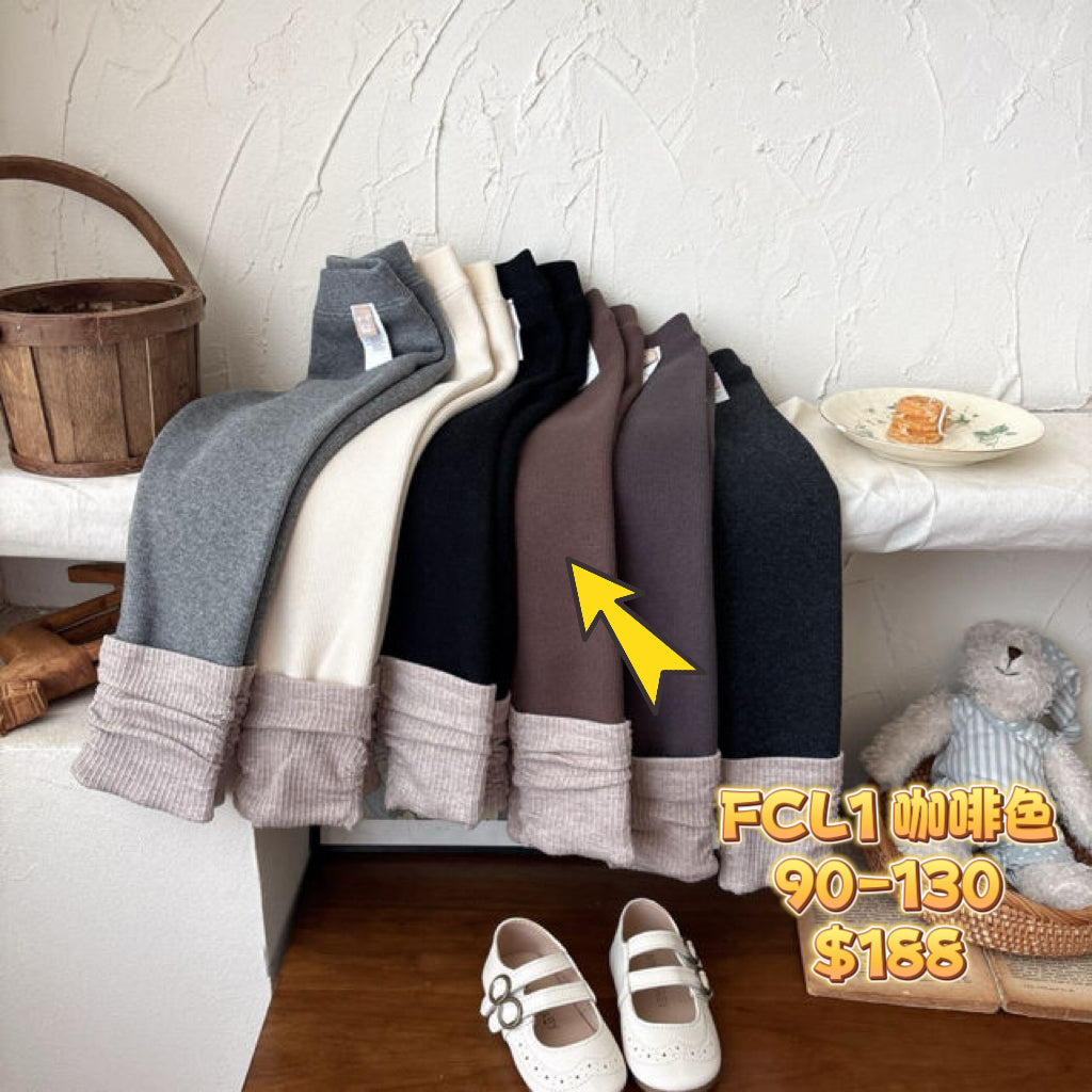 FCL1 咖啡色LEGGINGS