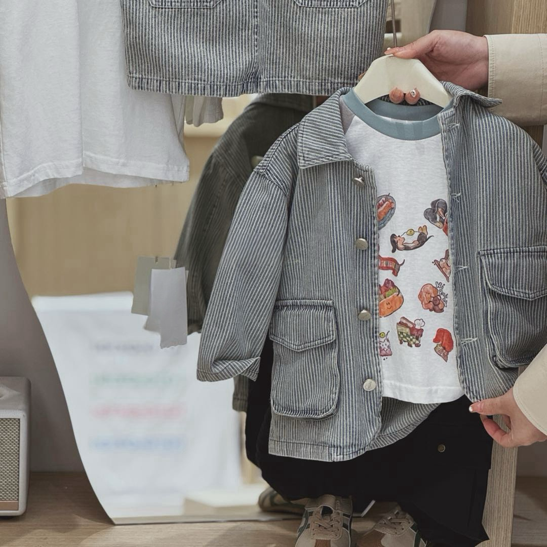 INJK3 直間紋外套