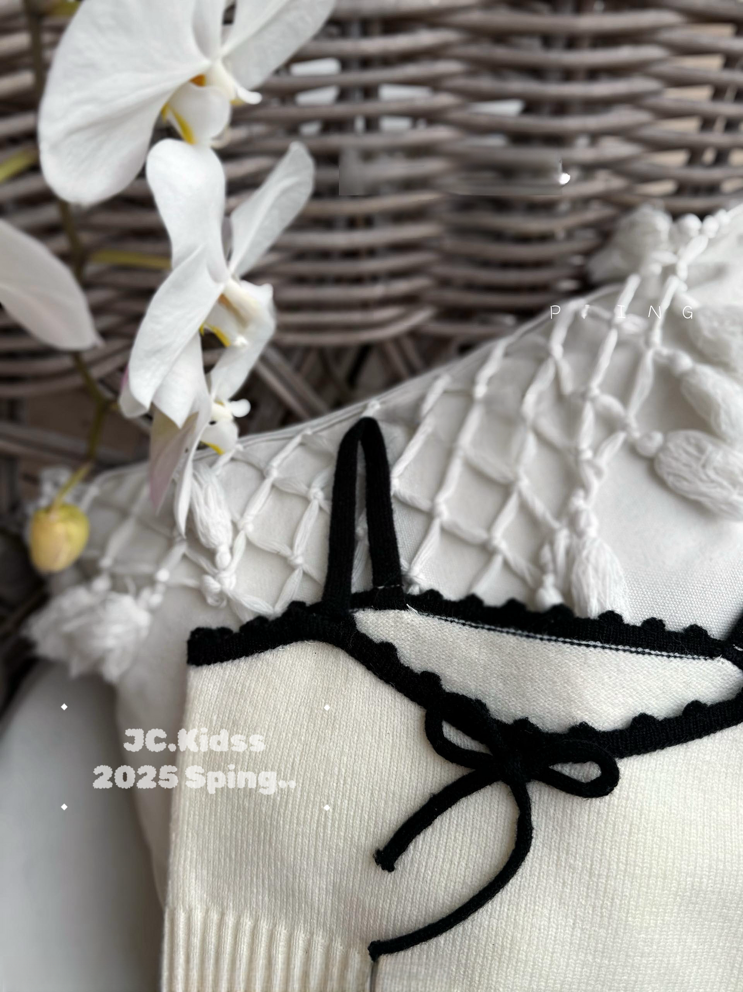 蝴蝶結冷吊帶 - 嬰幼兒童裝