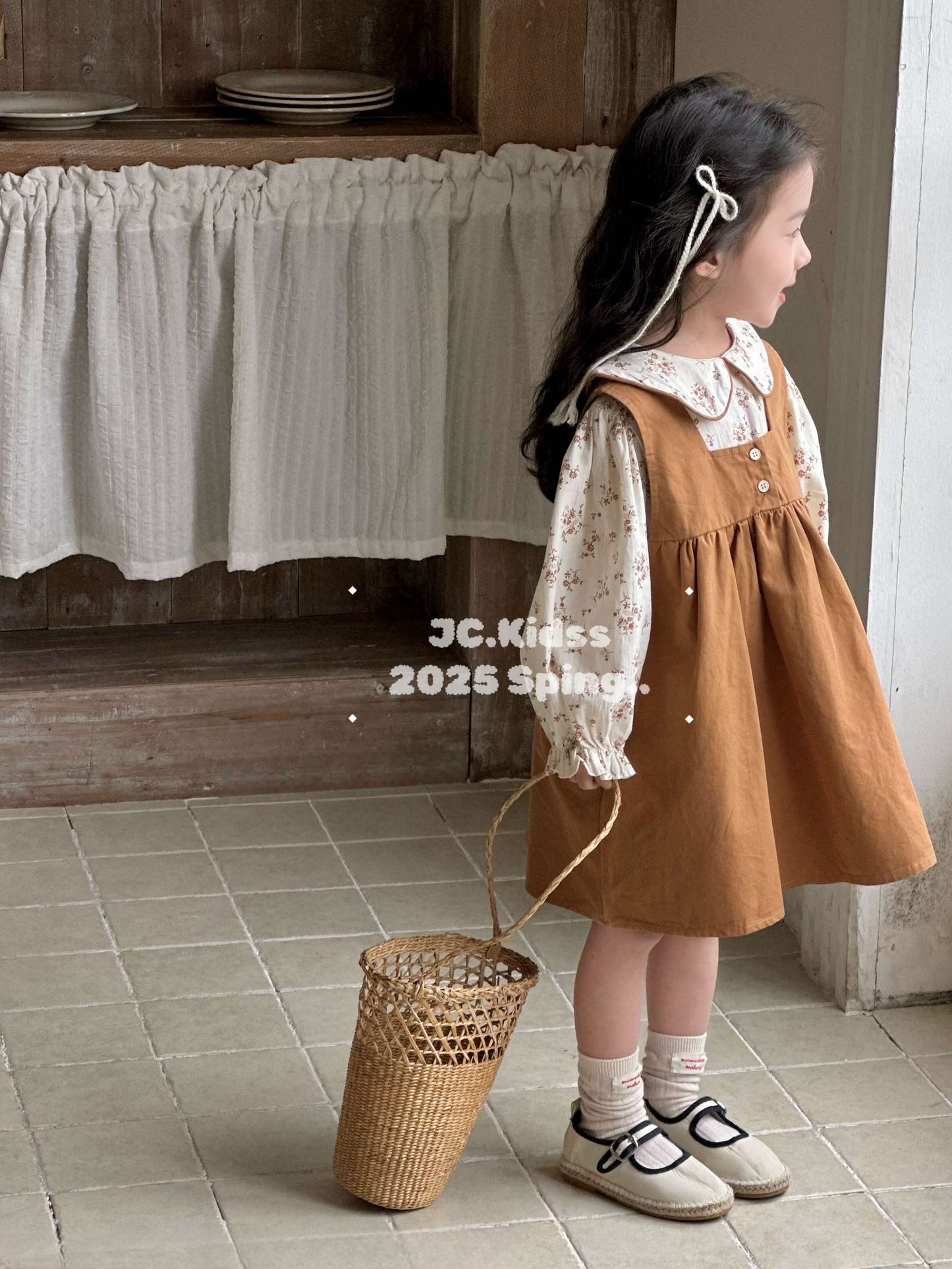 碎花恤連身裙套 - 嬰幼兒童裝