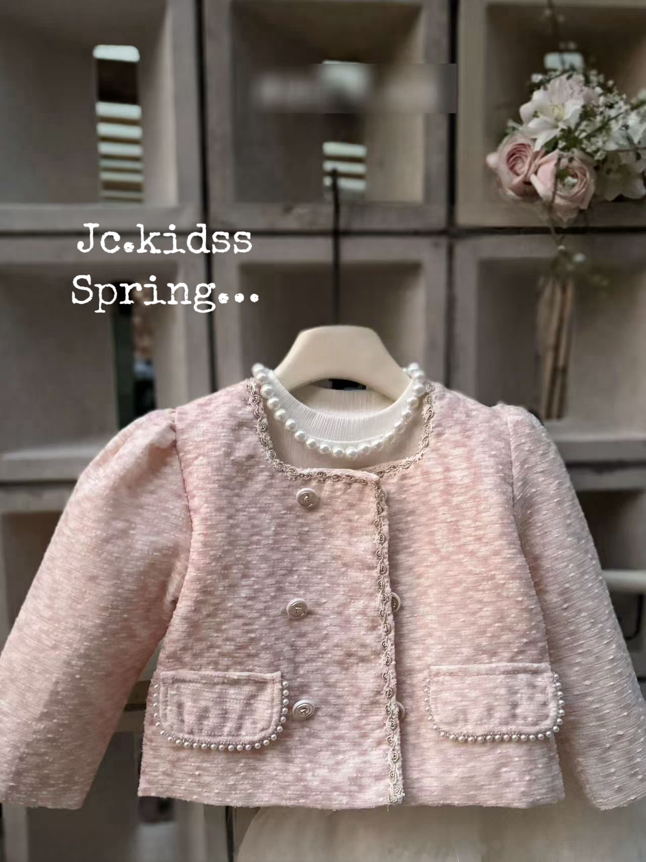 方領公主外套 - 嬰幼兒童裝