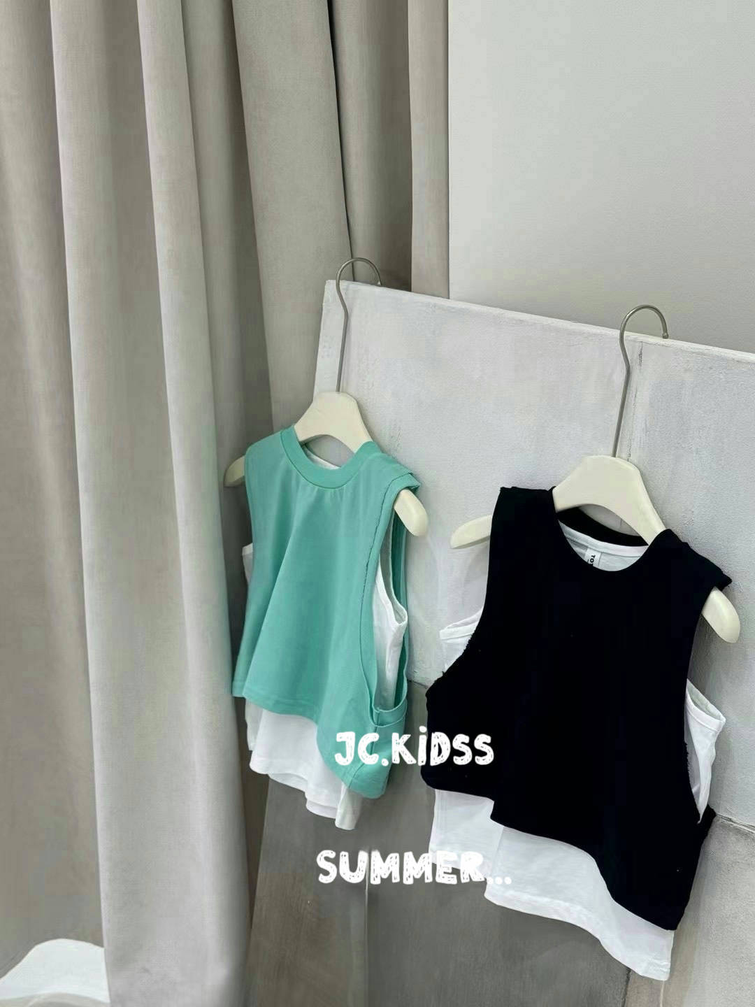 真兩件兒童背心套裝 - 嬰幼兒童裝