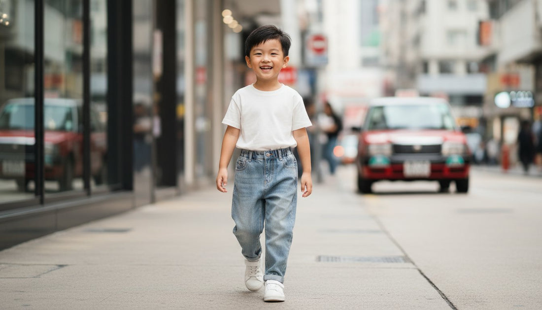 2026 香港男童牛仔褲選購指南：給寶貝最舒適、帥氣的正韓穿搭提案