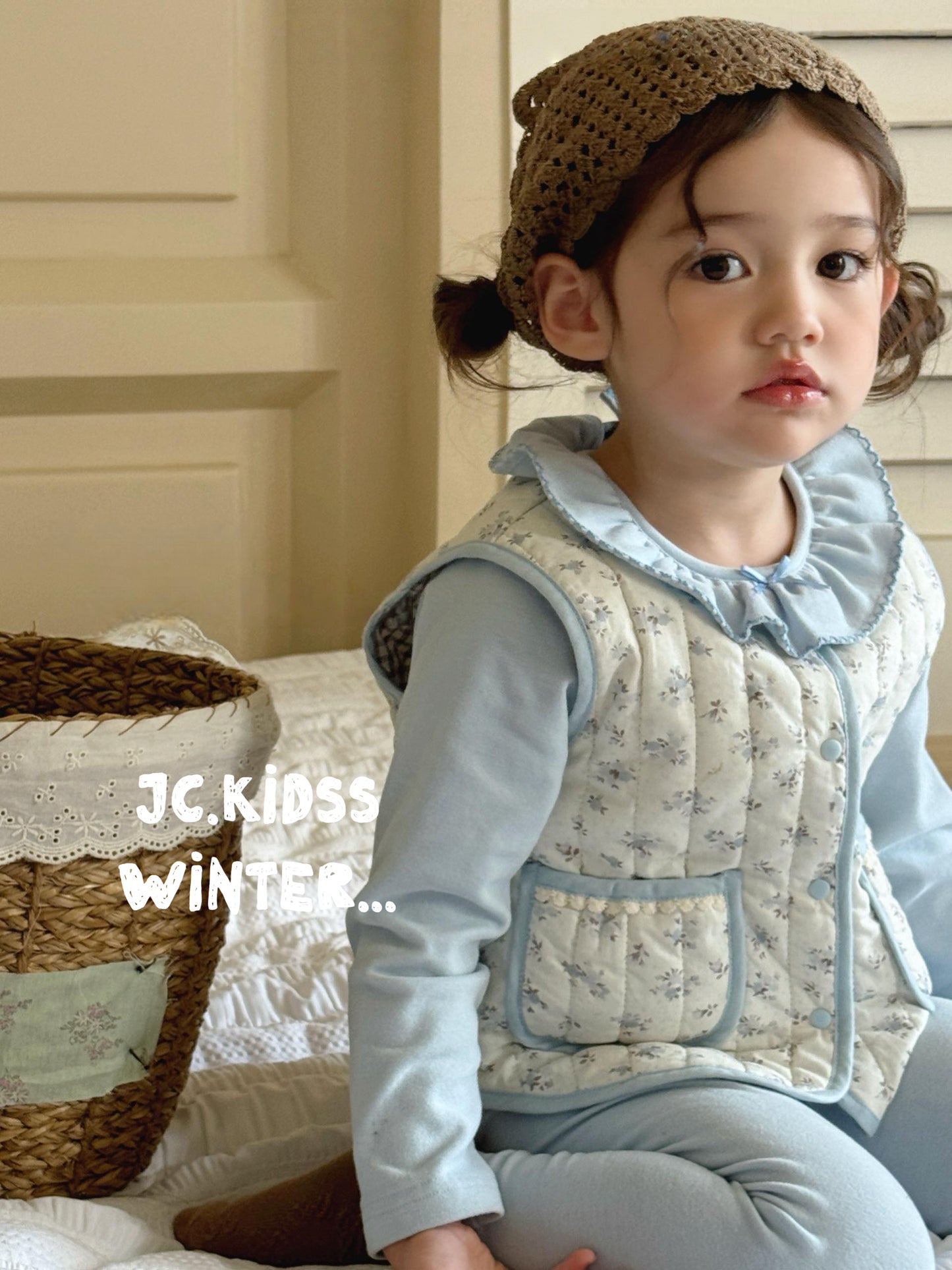 HW217 家居雙面穿棉馬甲