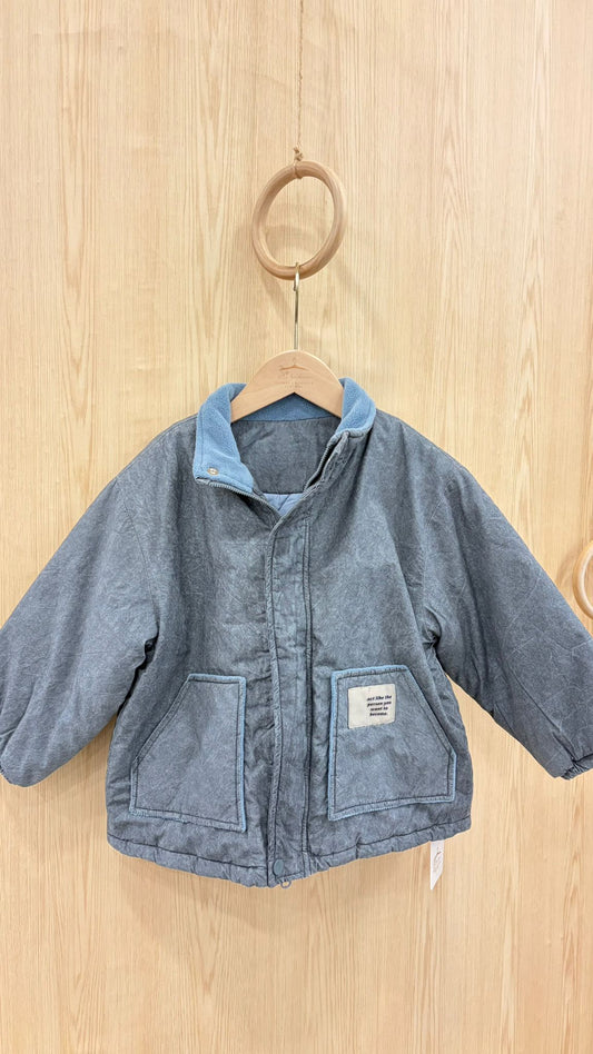 RBJK134 雙袋企領夾棉褸