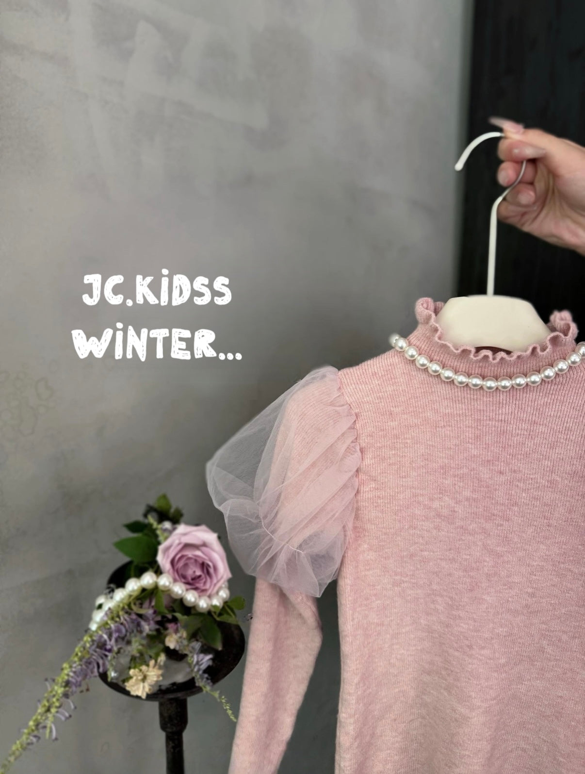 YKGT553 企領蕾絲泡泡袖打底上衣