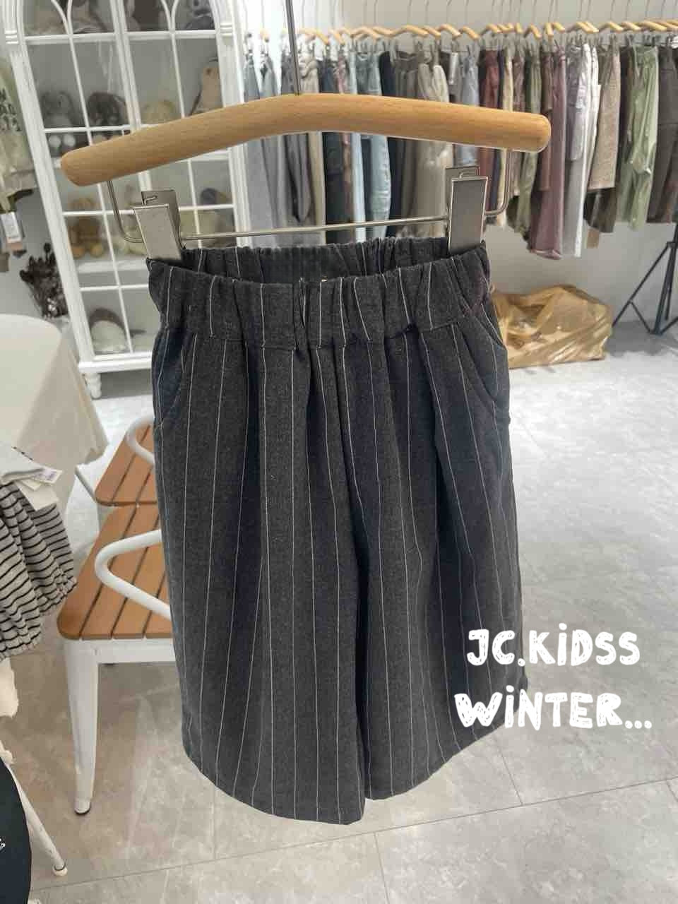 RBB157 灰色直間闊褲