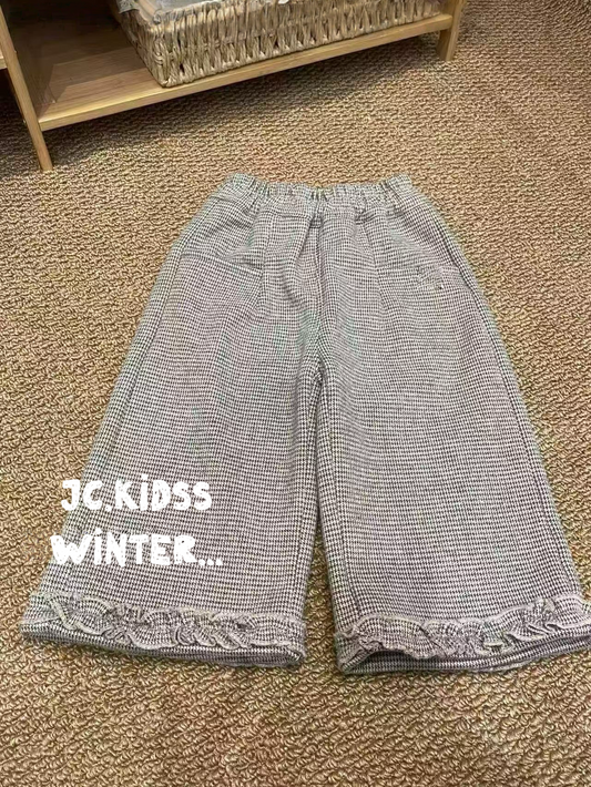 YKGB575 千島格喇叭褲