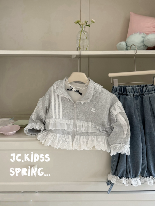 YKJK580 蕾絲運動外套