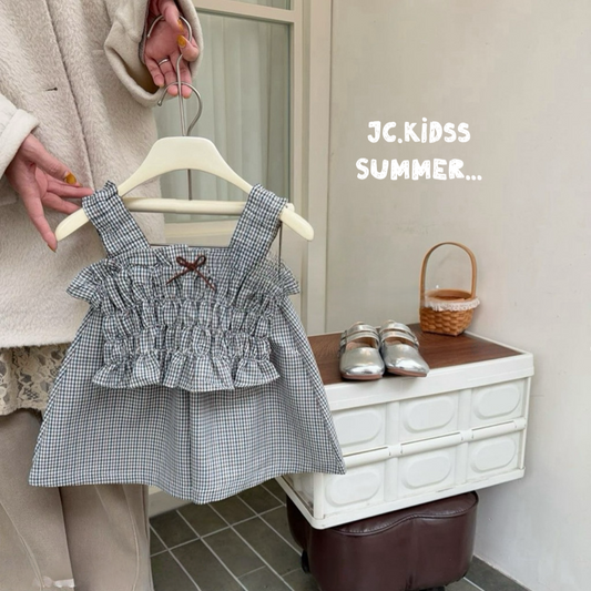 YKGS611 迷你格紋套裝