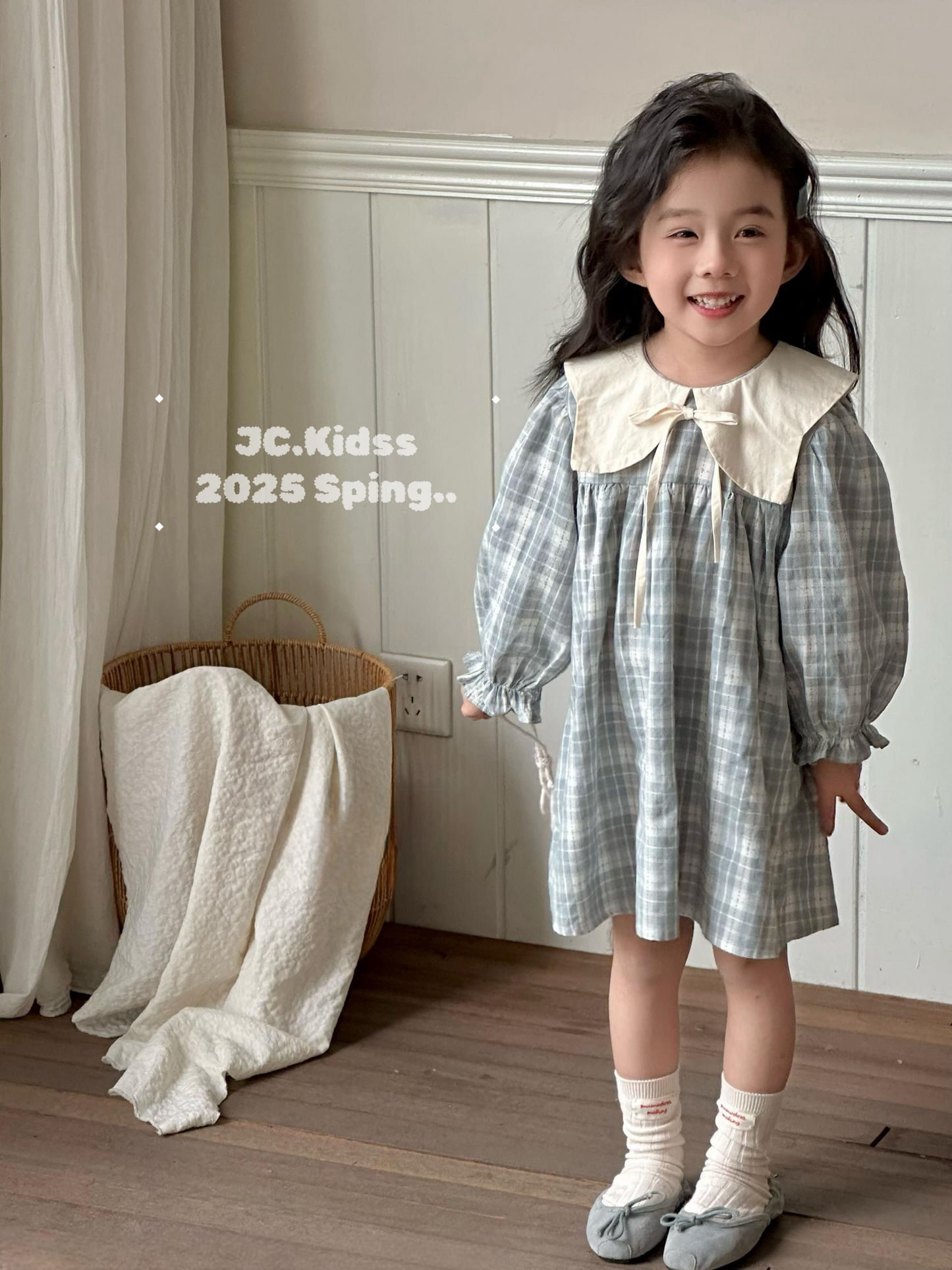 藍格連身裙 - 嬰幼兒童裝
