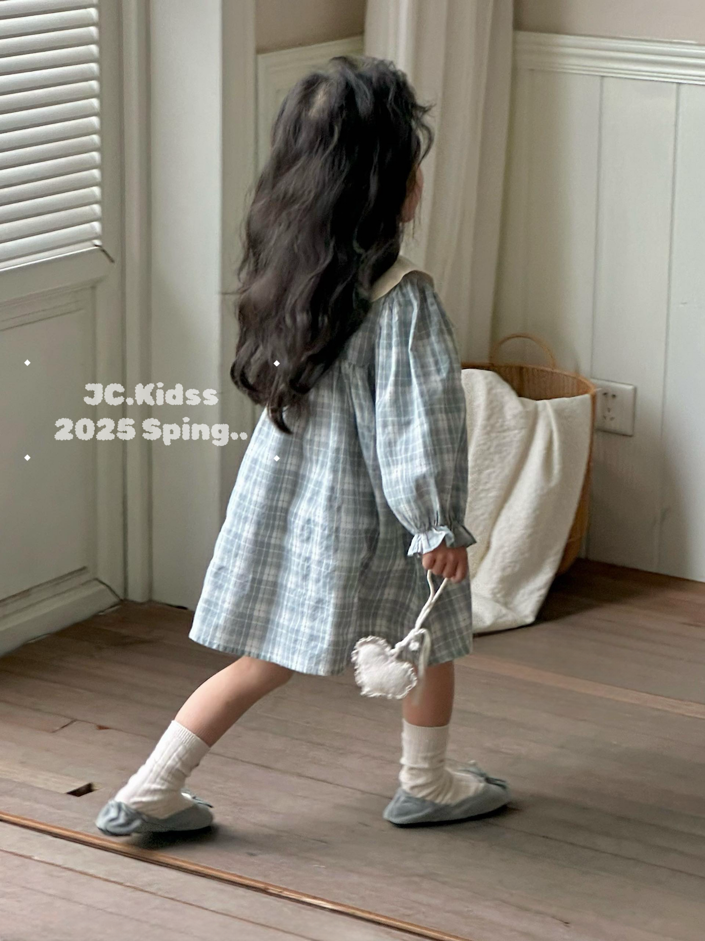 藍格連身裙 - 嬰幼兒童裝