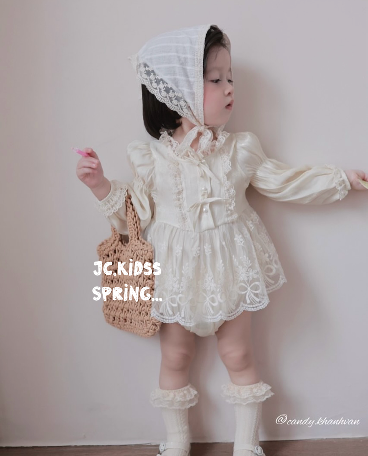 嬰兒蕾絲宮廷包屁裙 - 嬰幼兒童裝