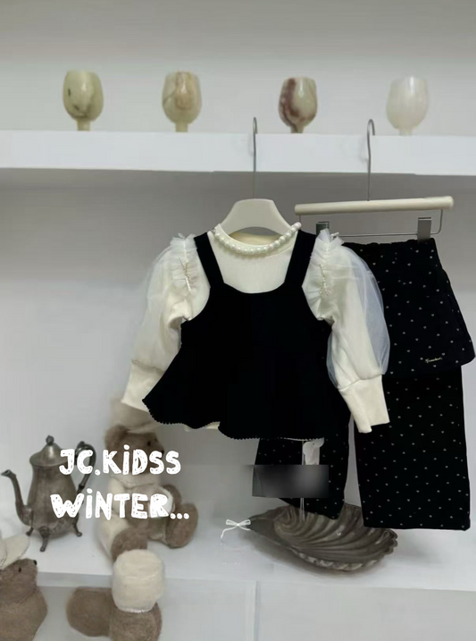 YKGT542 A字Ruffle邊吊帶