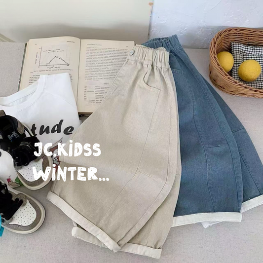YKJ535 簡單闊褲