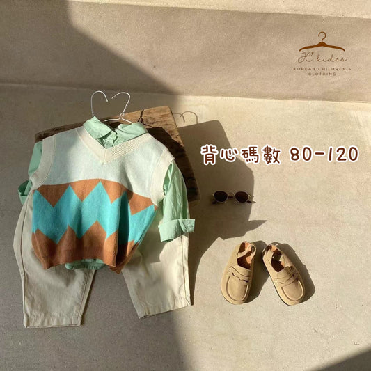 YKT163 綠色冷織背心
